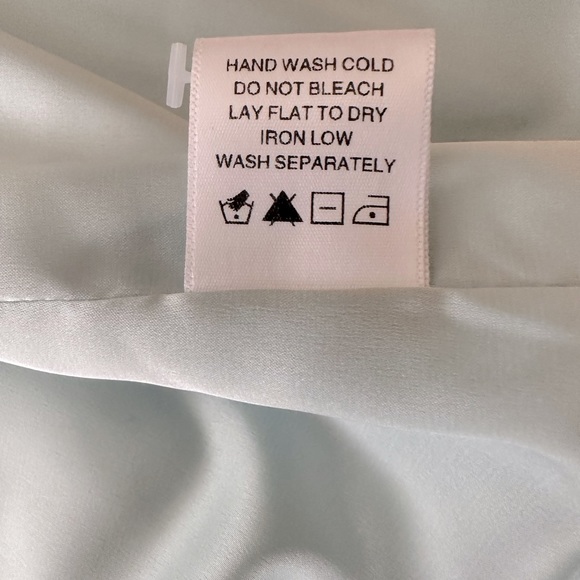 Majorelle Brinley Faux Fur Coat in Baby Blue - Size L - Picture 10 of 13